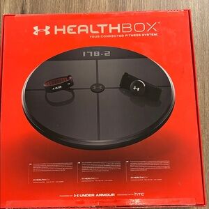 NIB Under Armour HealthBox in Bold Red